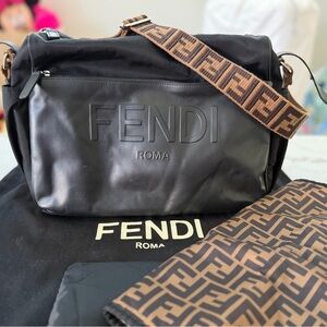AUTHENTIC FENDI DIAPER BAG WITH CHANGING PAD